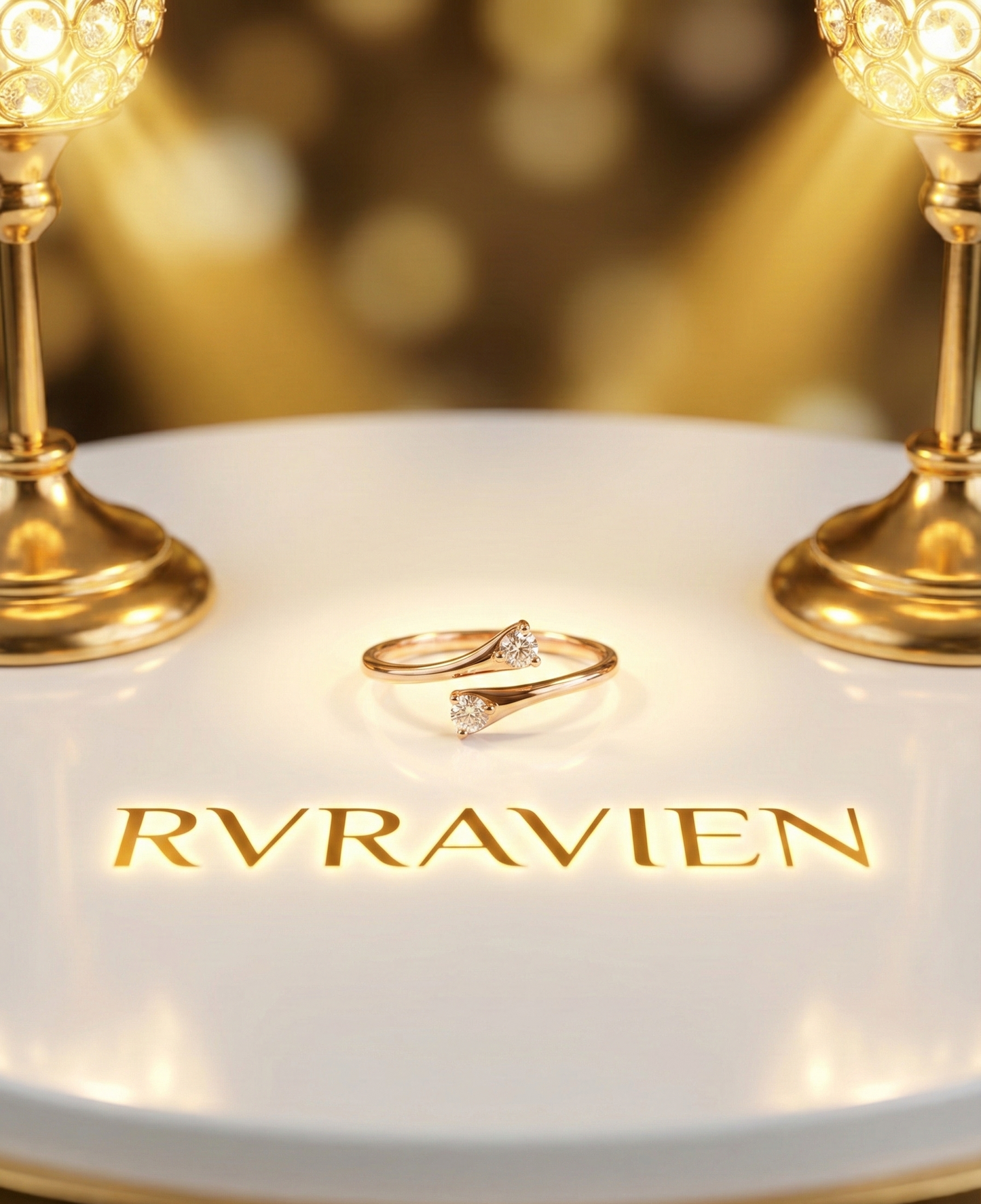 Rose Gold Gracefall Ring | RVR-21