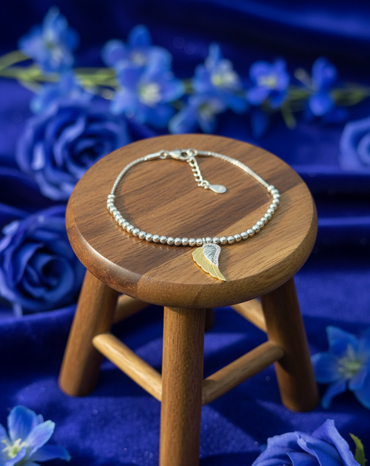 Silver Petal Grace Bracelet | RVB-13