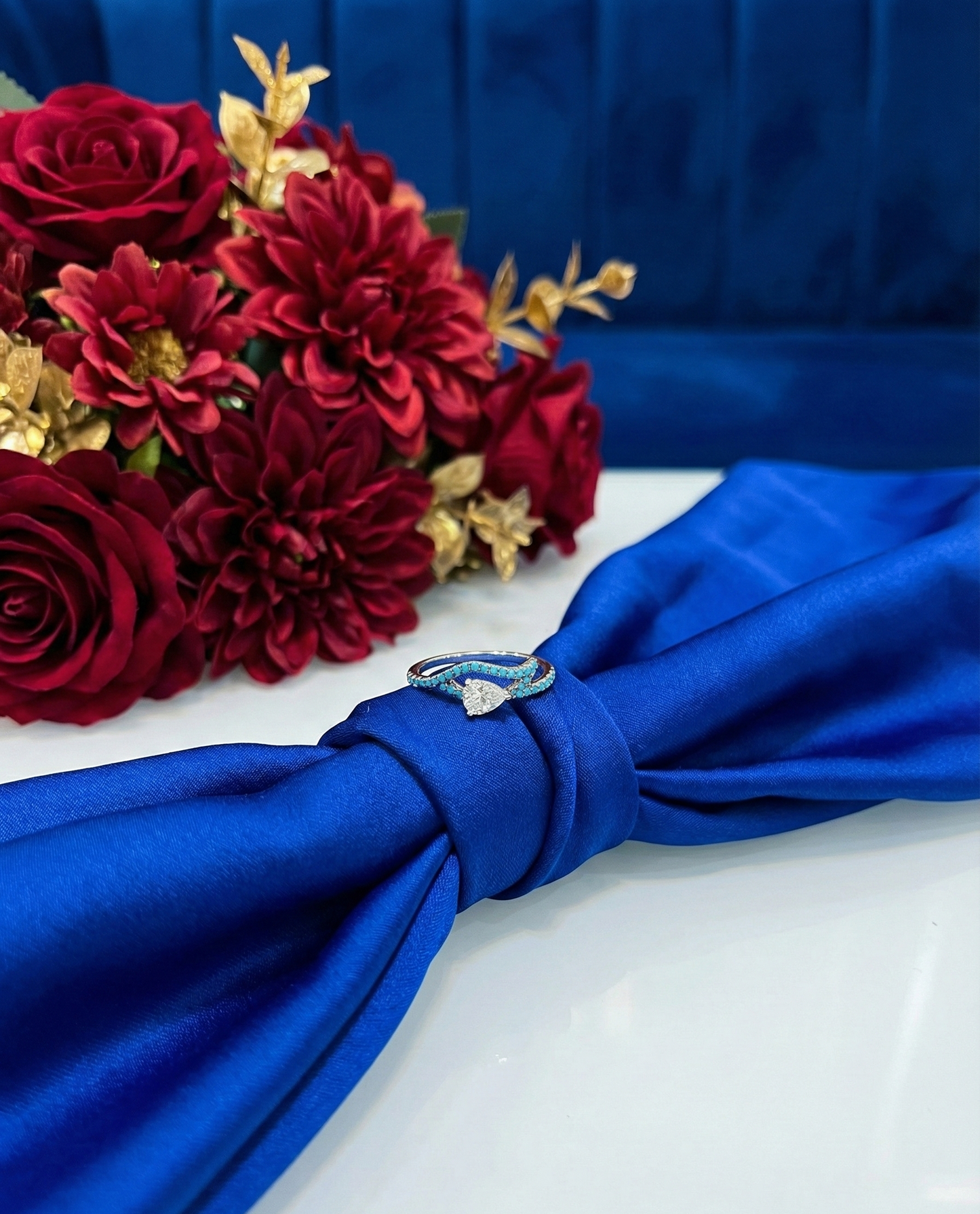 Silver Opal Skyfire Ring  RVR-25