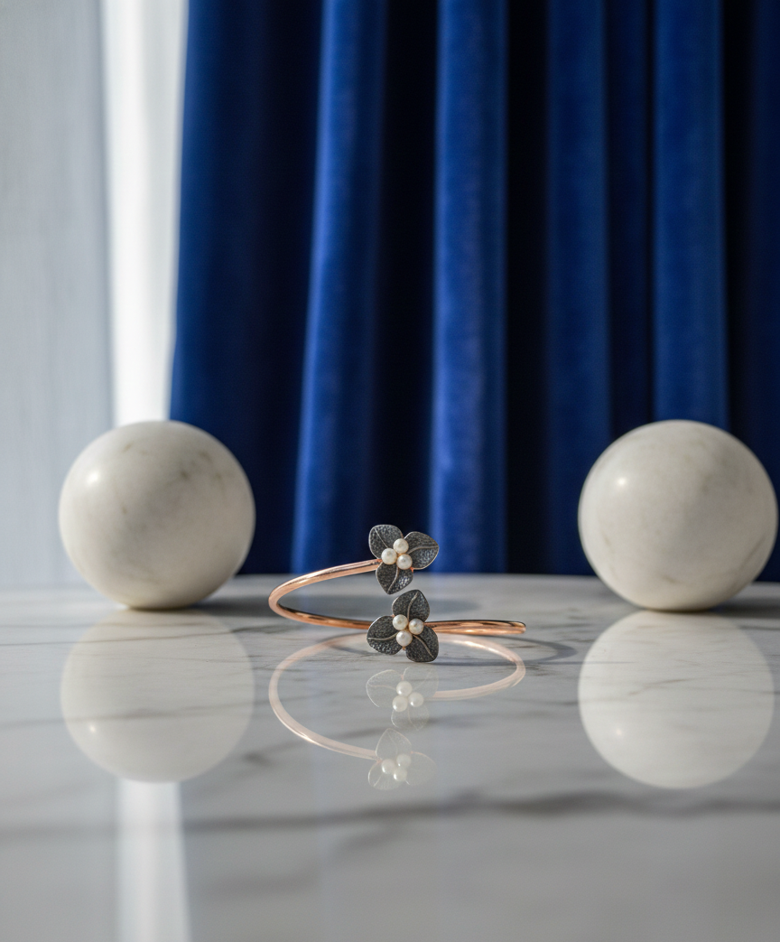 Rose Gold Celestia Adjustable Bracelet | RVK-15