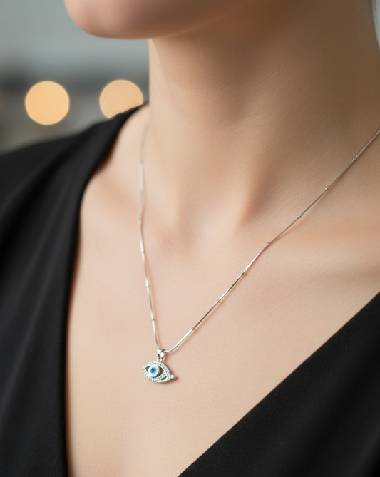 Silver Fortune Guard Evil Eye |RV-11