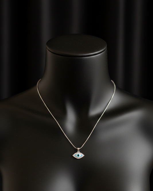 Silver Divine Protection Evil Eye |RV-9