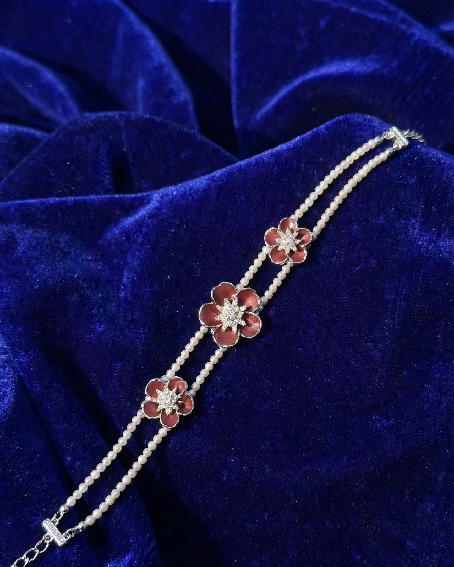 Silver Velvet Whisper Bracelet|RVB-12