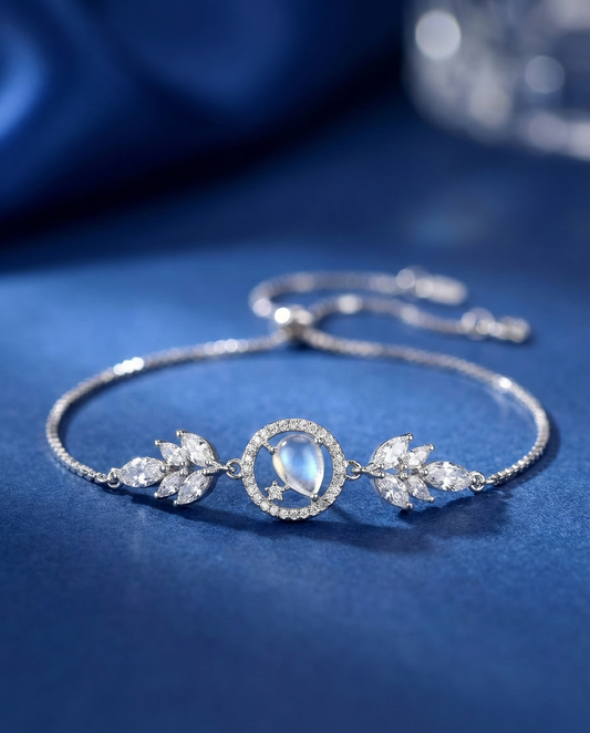 Silver Moonfire Grace Bracelet|rvb40