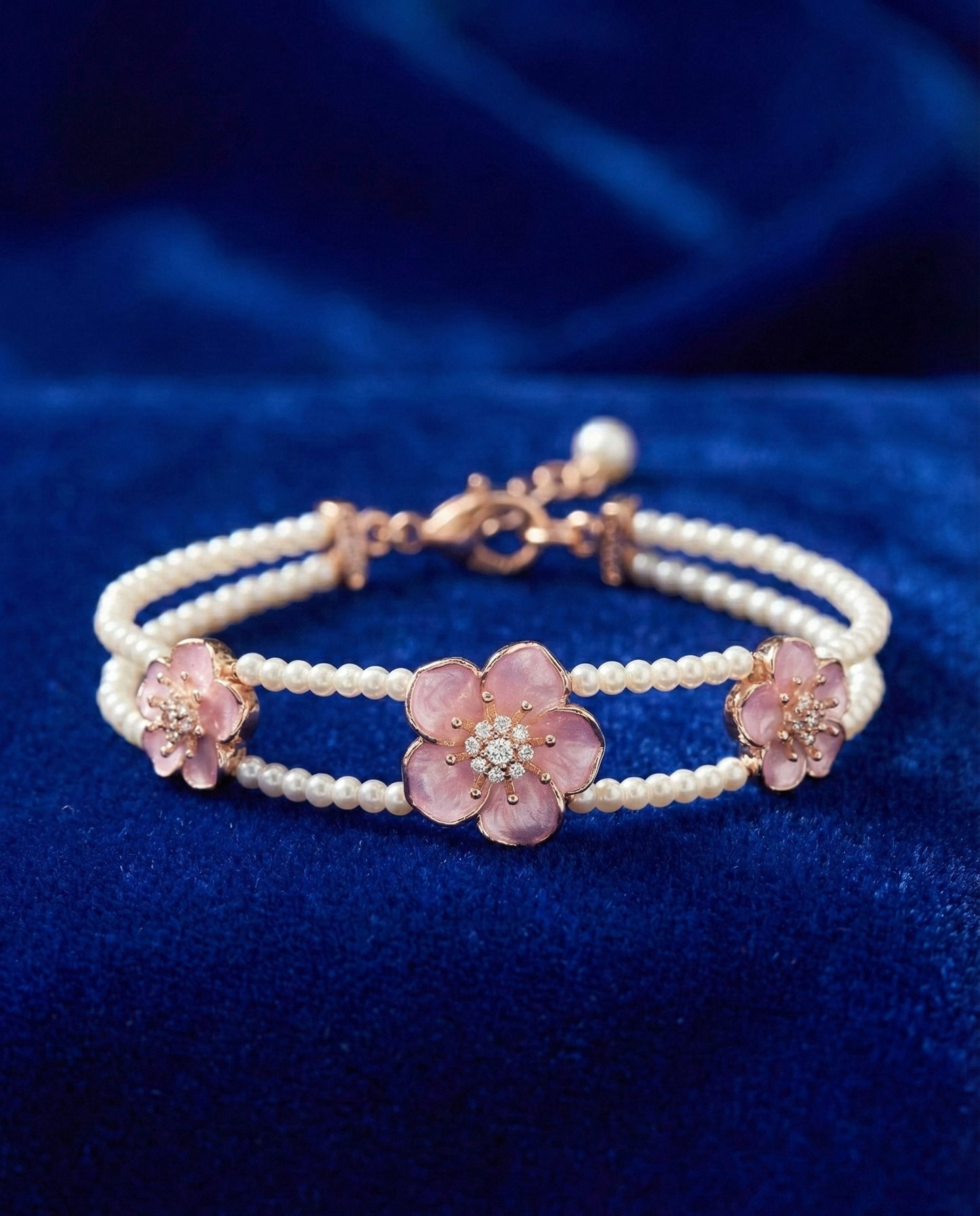 Silver Twilight Iris Bracelet | RVB-11