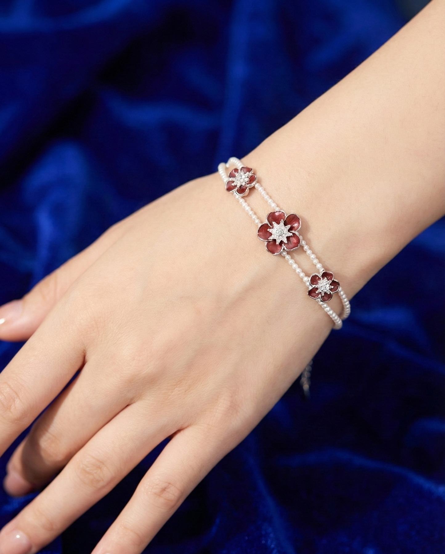 Silver Velvet Whisper Bracelet|RVB-12