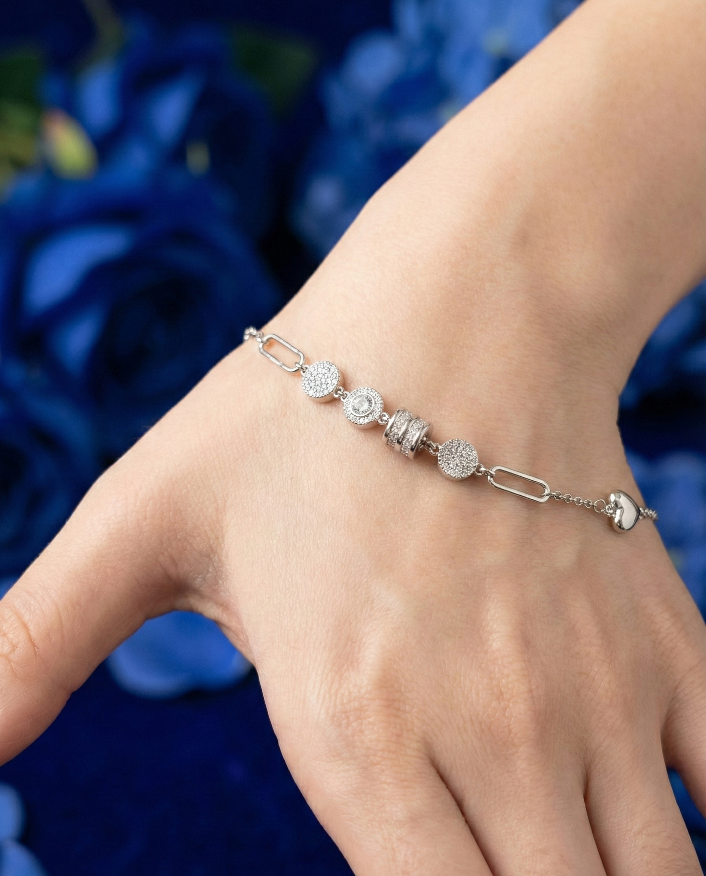 Silver Whispering Wings Bracelet|RVB-23