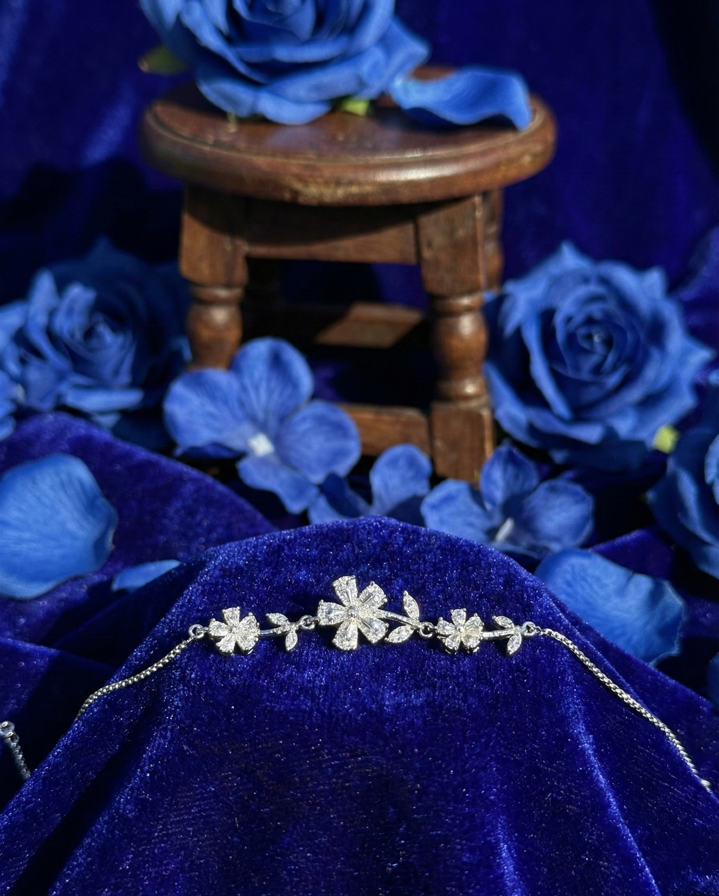 Silver Moonveil Luxe Bracelet|RVB-43