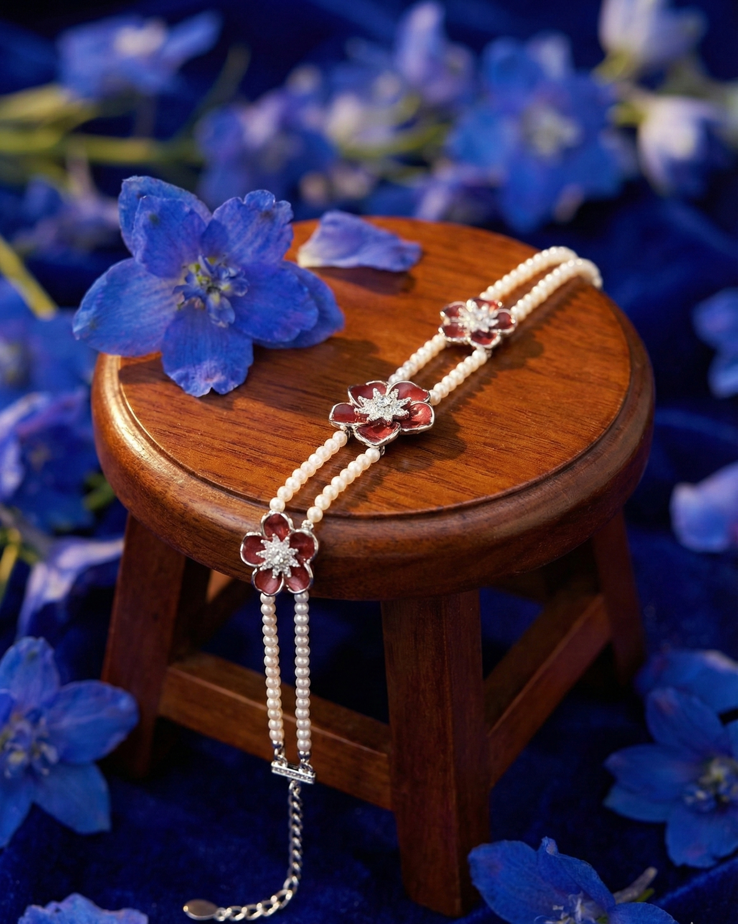 Silver Velvet Whisper Bracelet|RVB-12