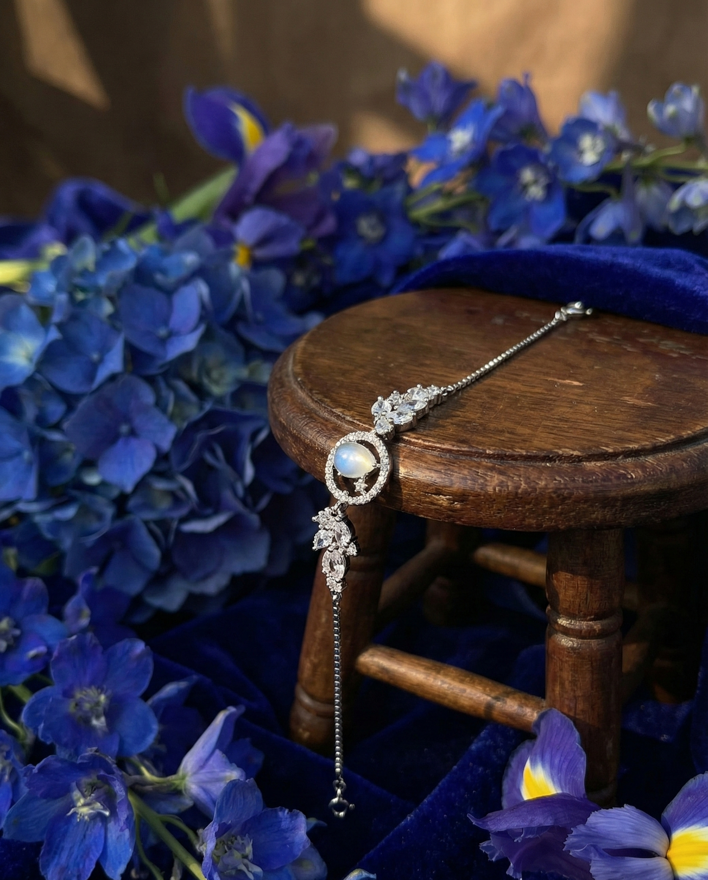 Silver Moonfire Grace Bracelet|rvb40