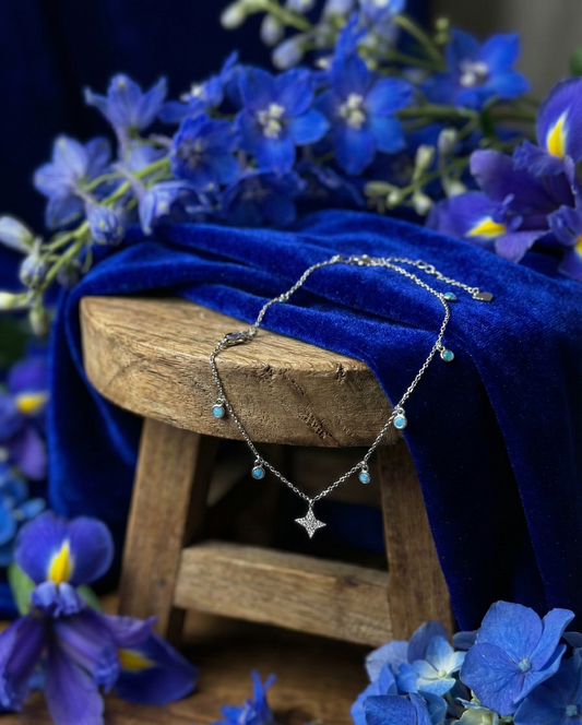 Silver Starlace Charm Bracelet|RVB-51