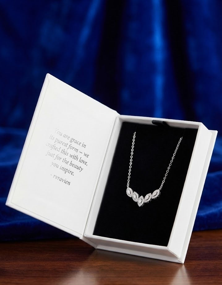 Silver Starlight Veil Pendant | RVP-14