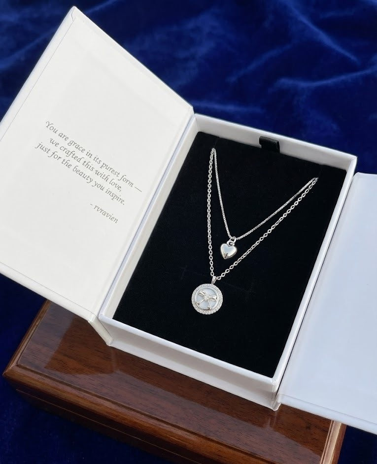 Silver Rose Charm Pendant | RVP-18