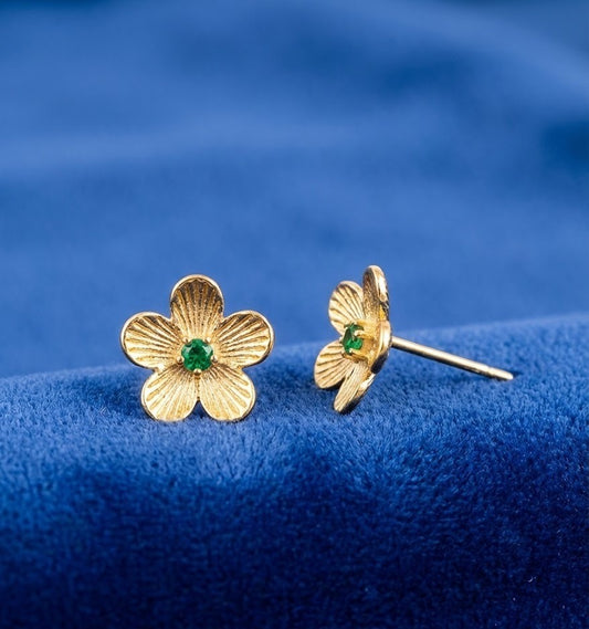 Silver Gold Shade Starry Earrings | RVE-26