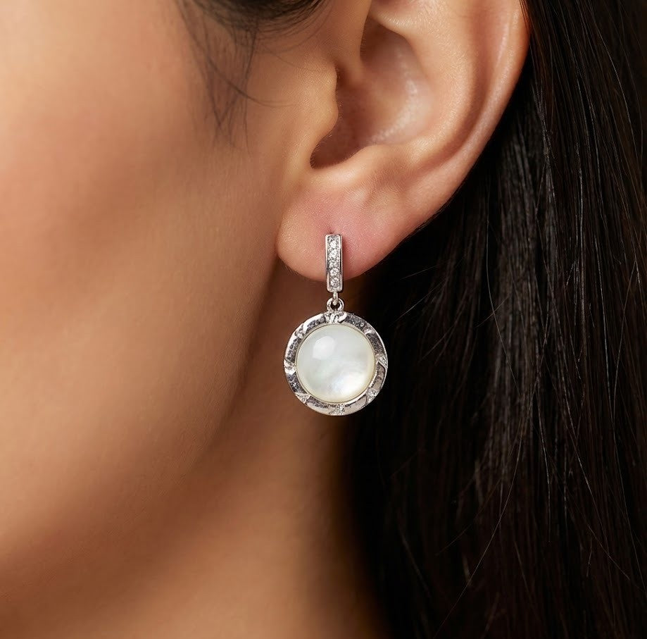 Silver Daisy Earrings | RVE-29