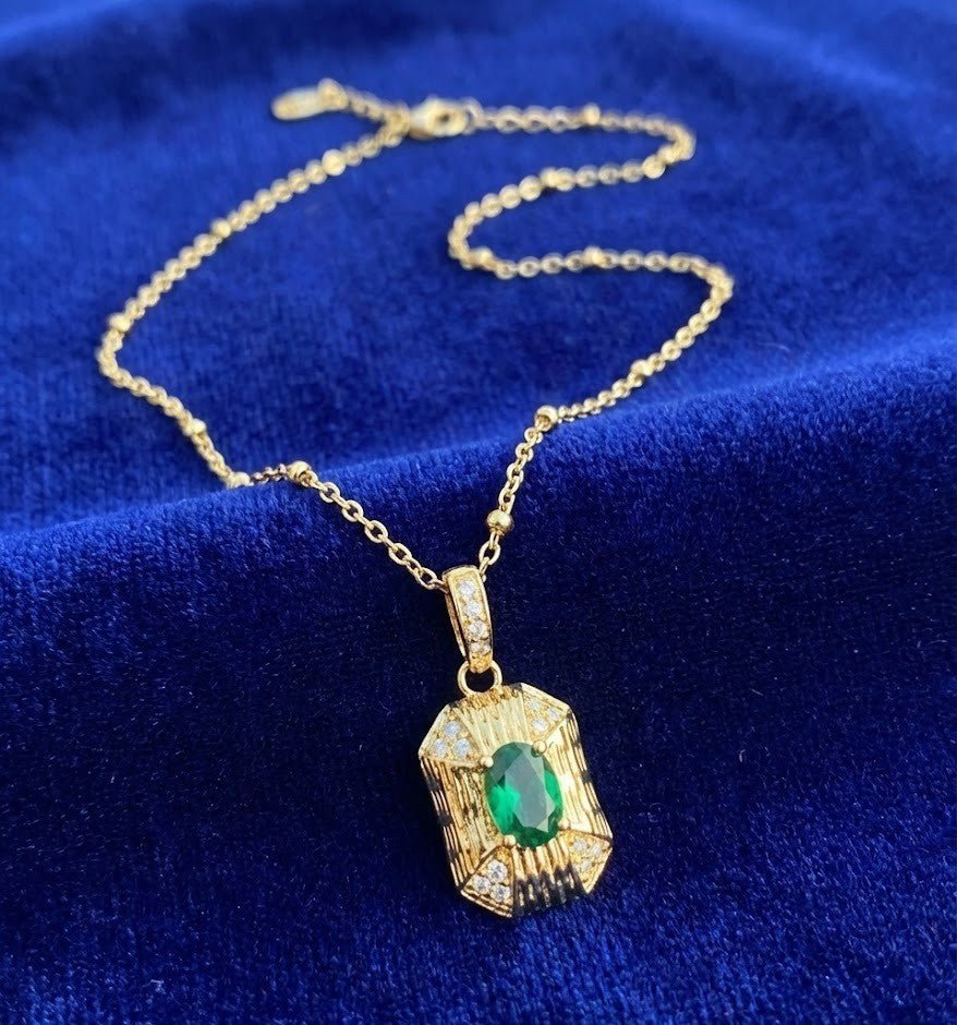 Golden Touch Crystal Dew Pendant | RVP-10