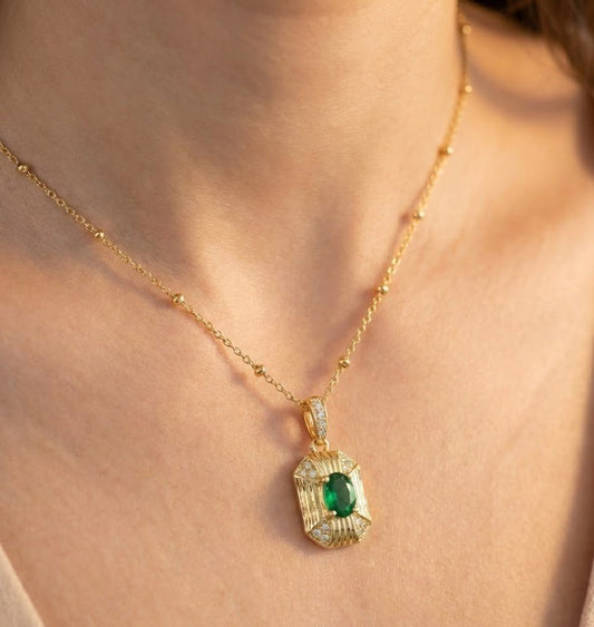 Golden Touch Crystal Dew Pendant | RVP-10