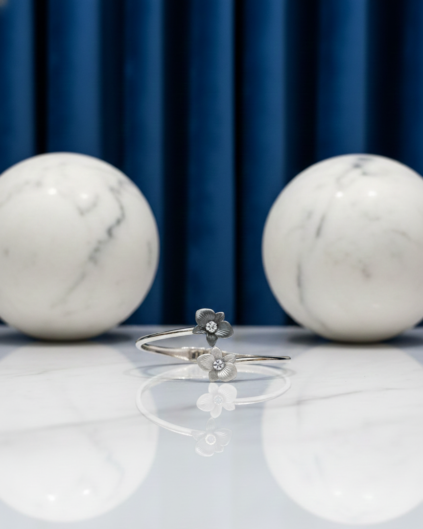 Silver Starlume Adjustable Bracelet | RVK-14