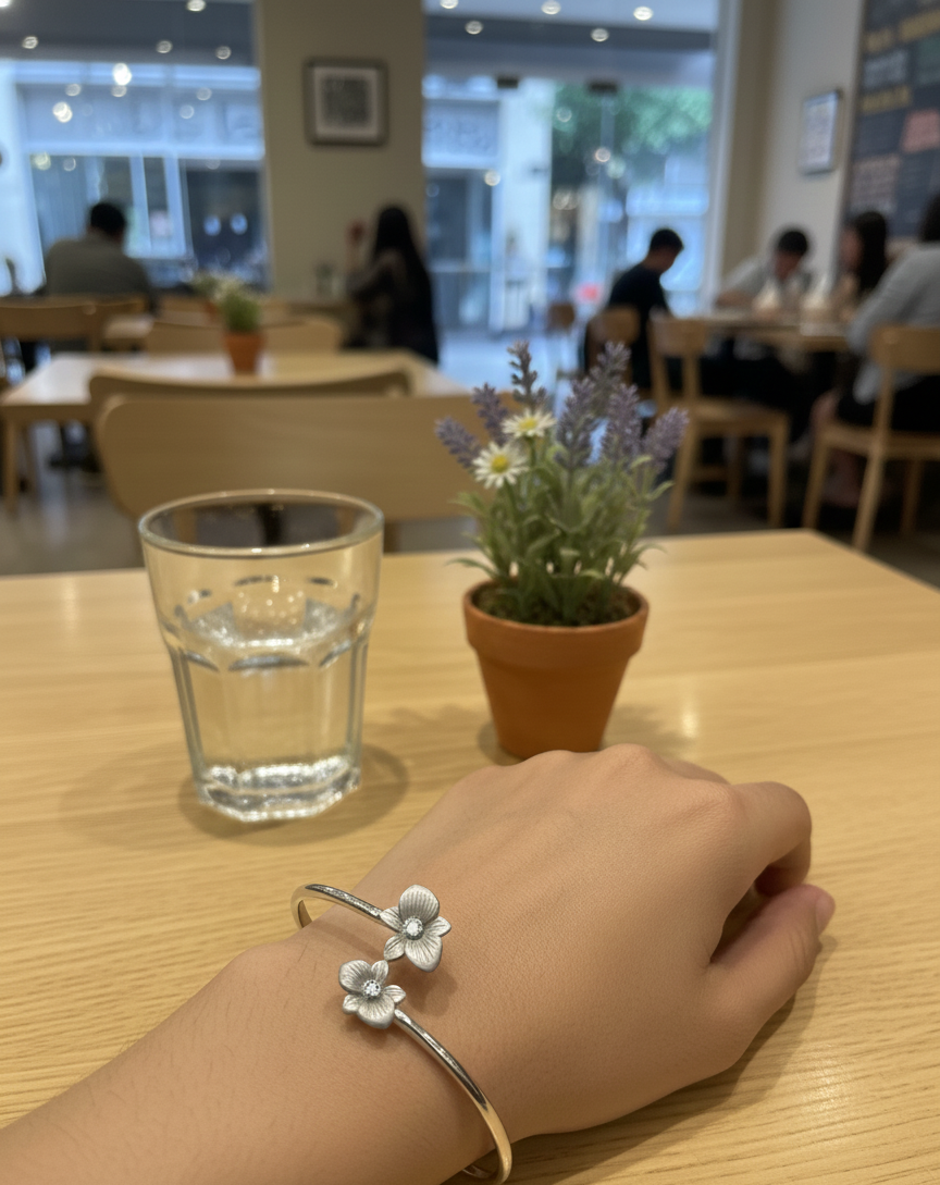 Silver Starlume Adjustable Bracelet | RVK-14