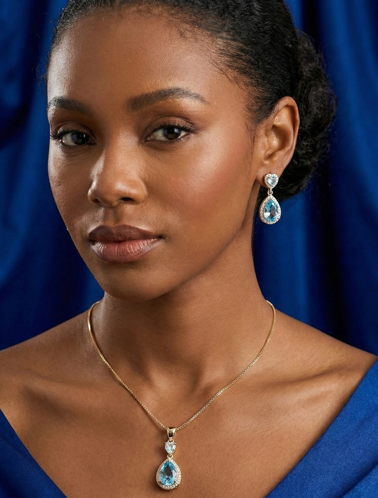 RVZ-15 Rose Gold Butterfly Halo Set