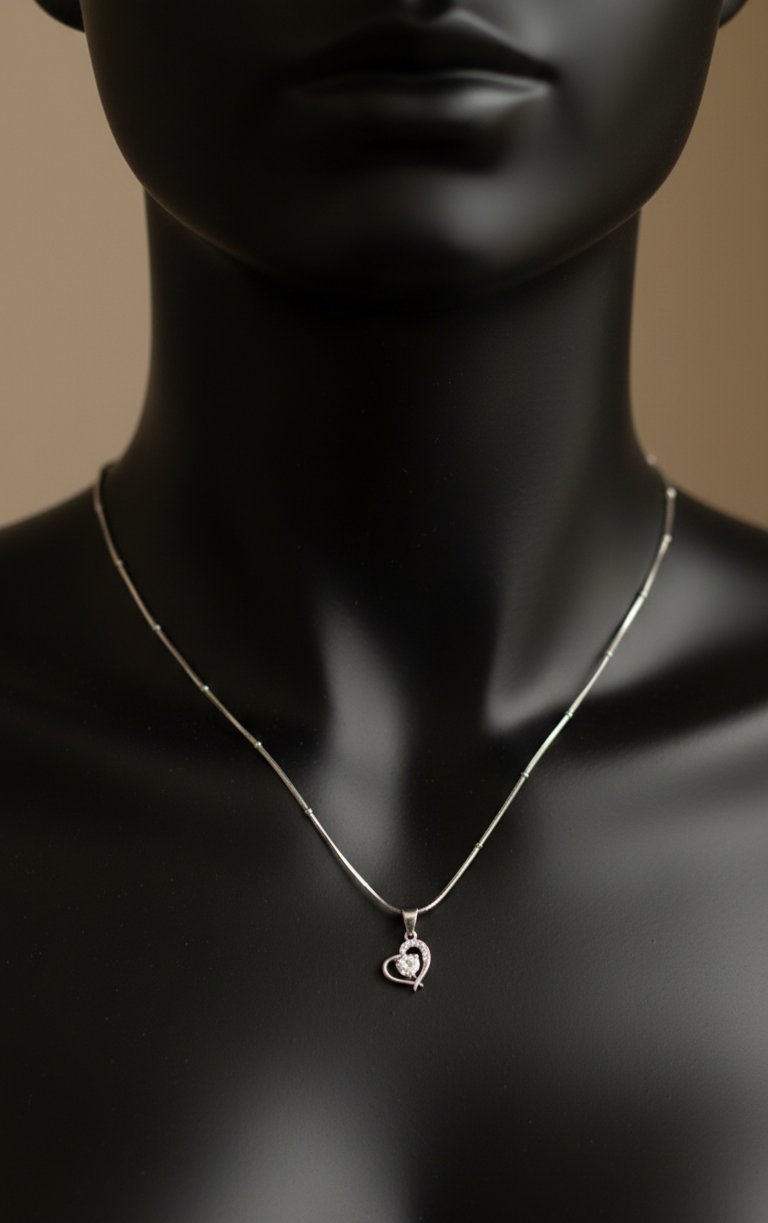Silver Éternité Luxe Pendant | RP-21