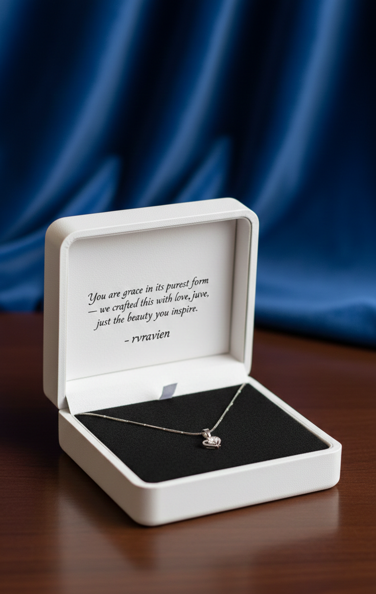 Silver Éternité Luxe Pendant | RP-21