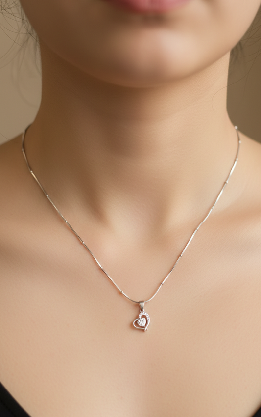 Silver Éternité Luxe Pendant | RP-21