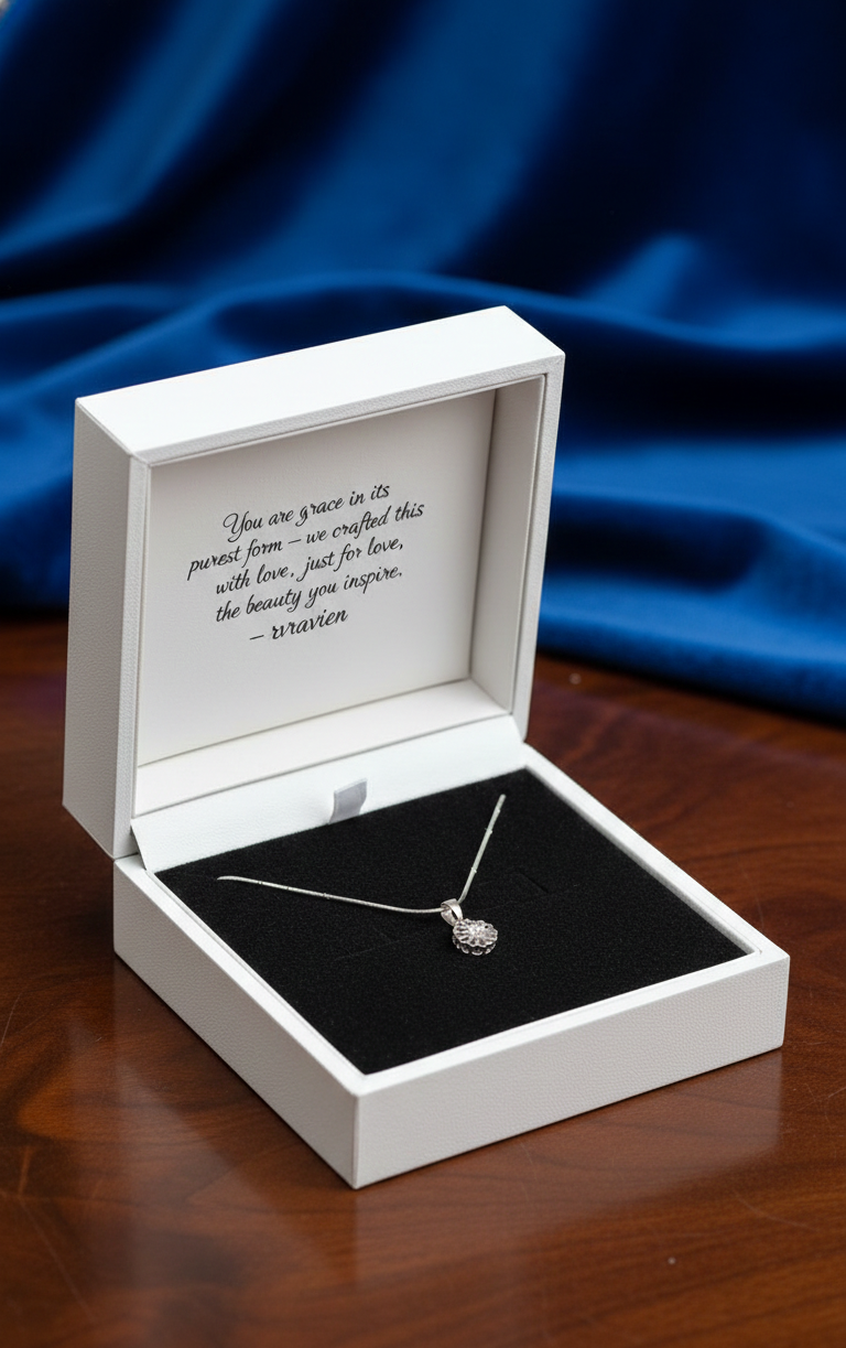 Silver Opulent Aura Pendant | RP-22