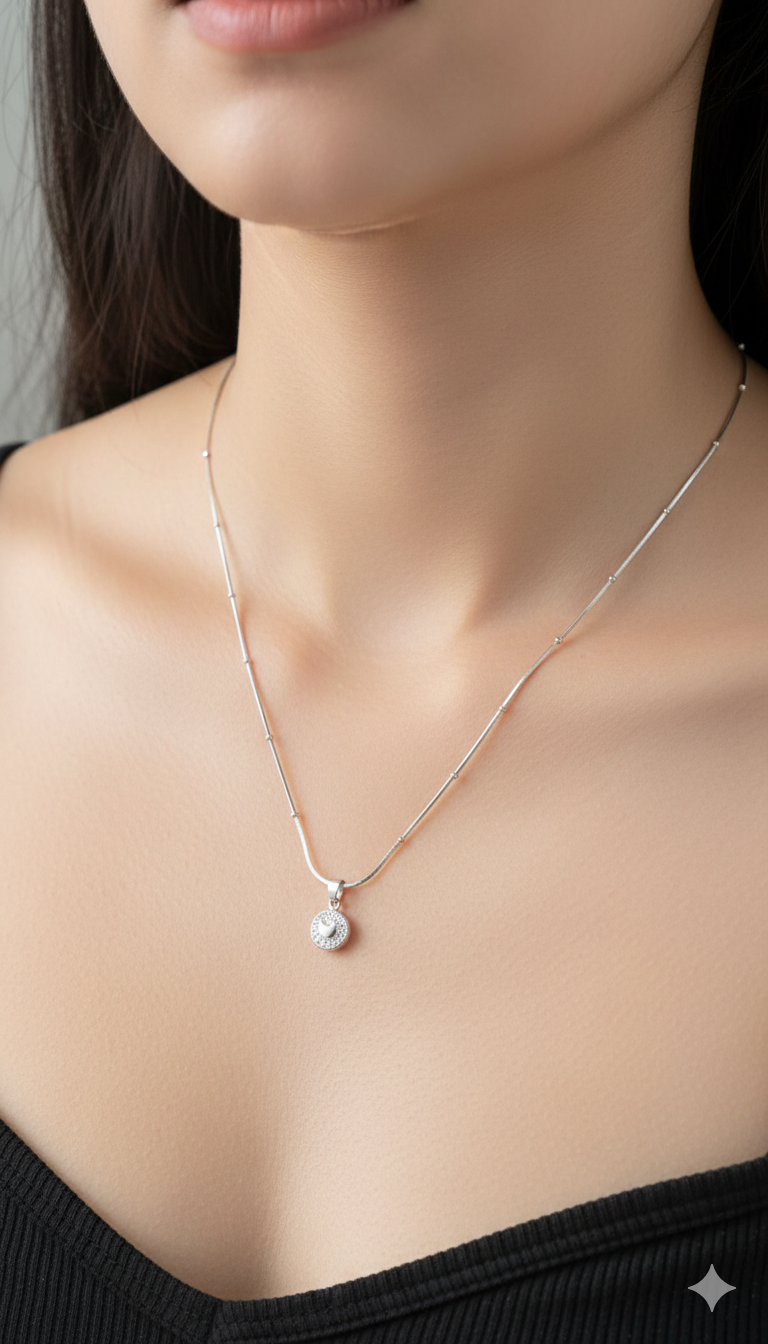 Silver Majestic Essence Pendant | RP-28