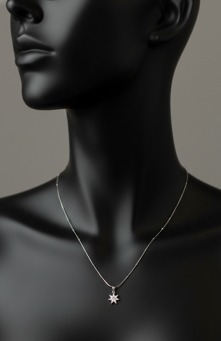 Silver Moonveil Pendant | RP-36