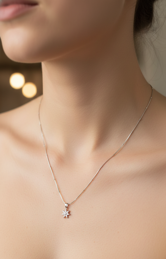 Silver Moonveil Pendant | RP-36