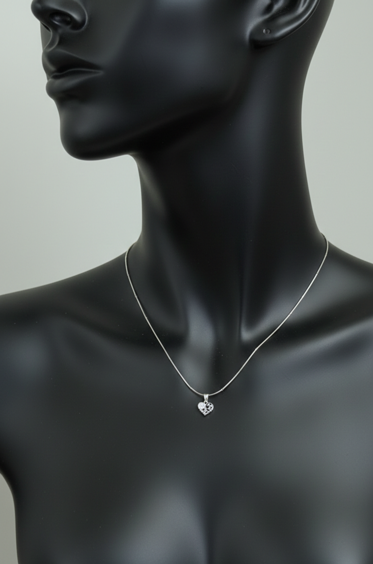 Silver Eclipse Crown Pendant | RP-4