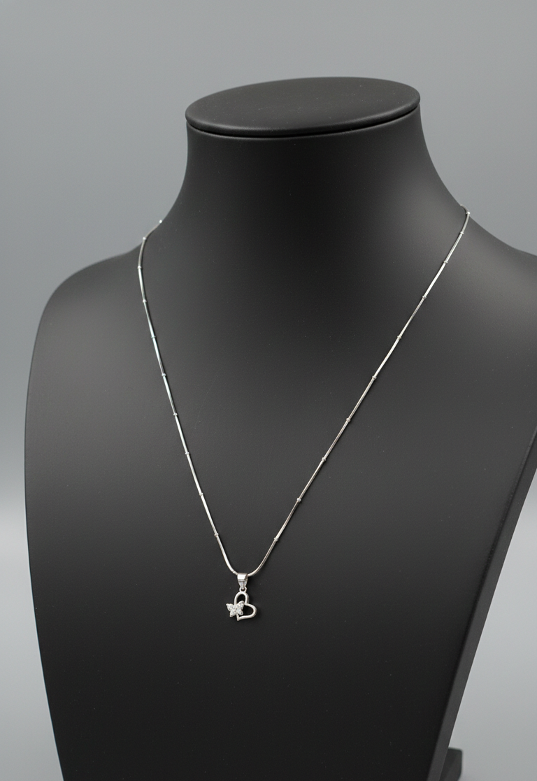 Silver Infinity Crest Pendant | RP-45