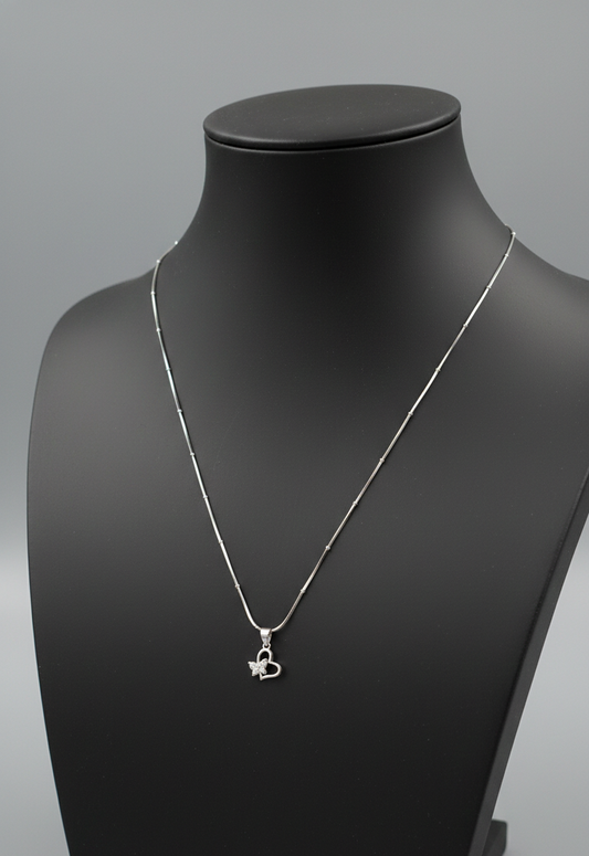 Silver Infinity Crest Pendant | RP-45