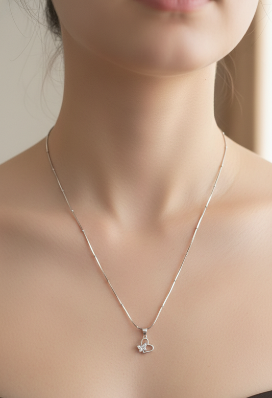 Silver Infinity Crest Pendant | RP-45