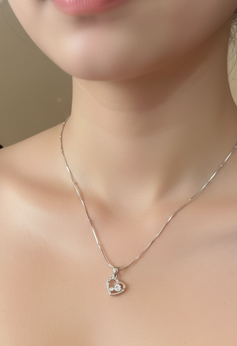 Silver Modern Heirloom Pendant | RP-50