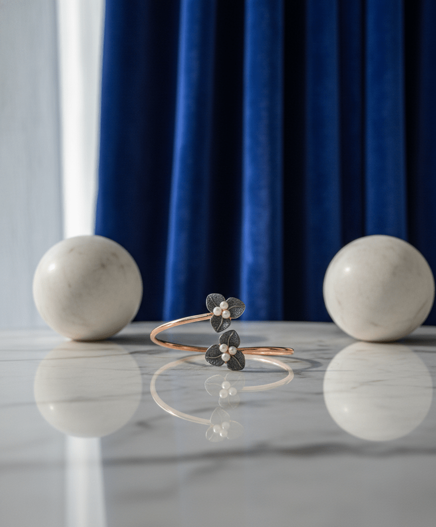 Rose Gold Celestia Adjustable Bracelet | RVK-15