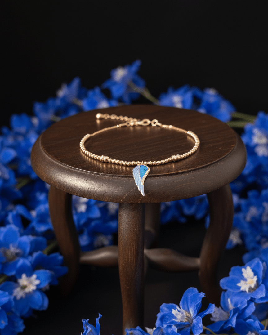 Rose Gold Daisy Petal Bracelet | RVB-9