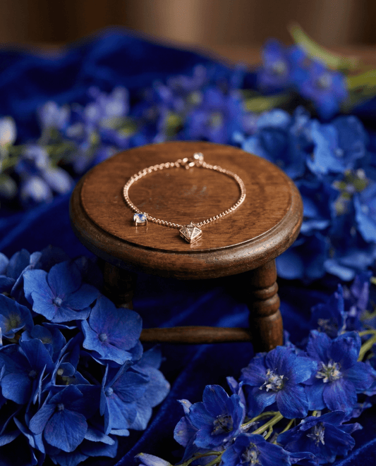 Rose Gold Diamond Bracelet | RVB24