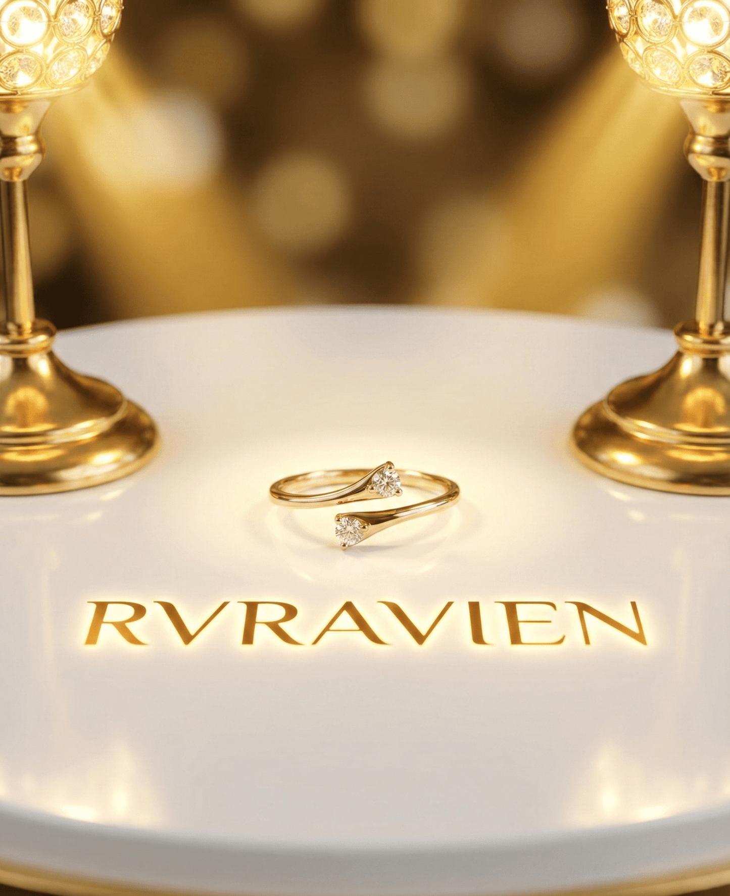 Rose Gold Gracefall Ring | RVR-21