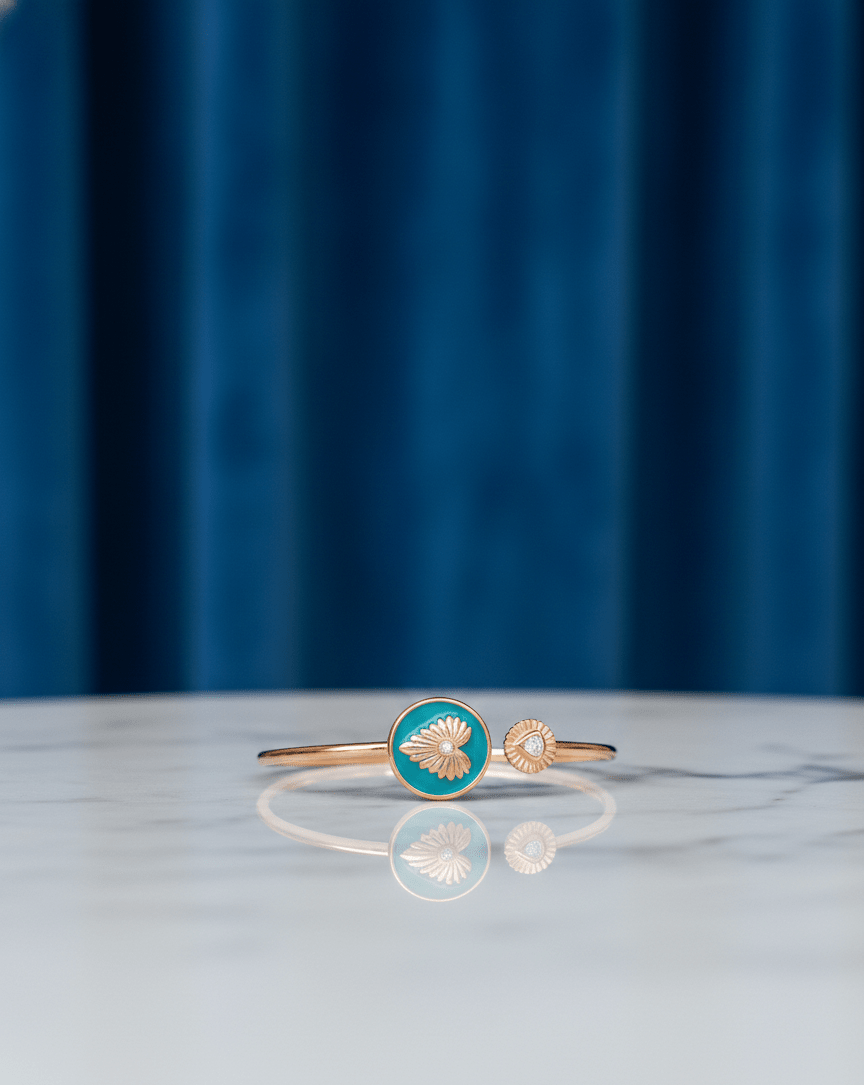 Rose Gold Roseveil Adjustable Bracelet | RVK-10