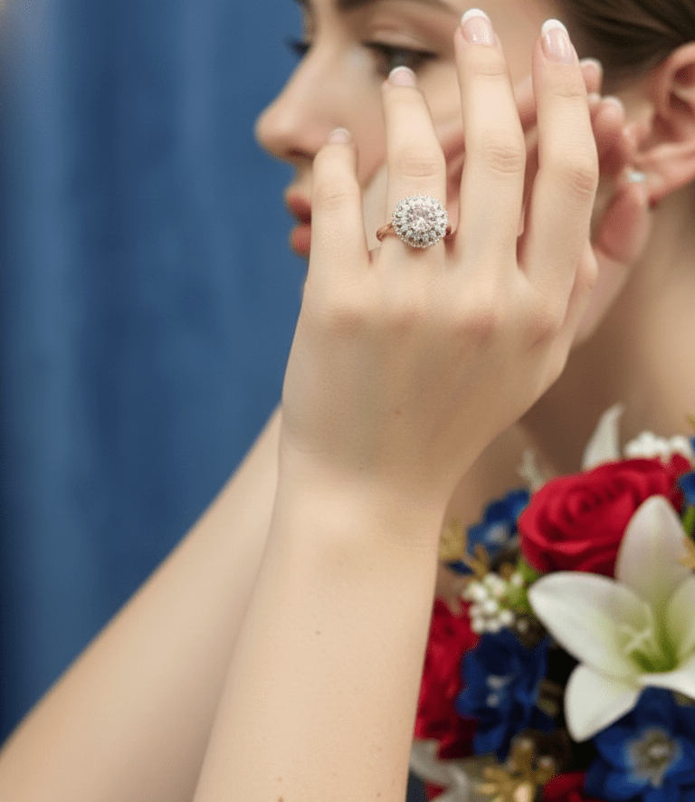 RoseGold Crowned Ring| RVRRR-22