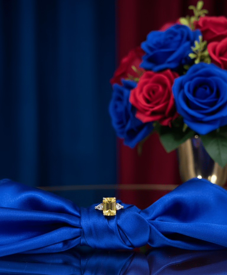 RoseGold Yellow Whisper Ring| RVRRR-18