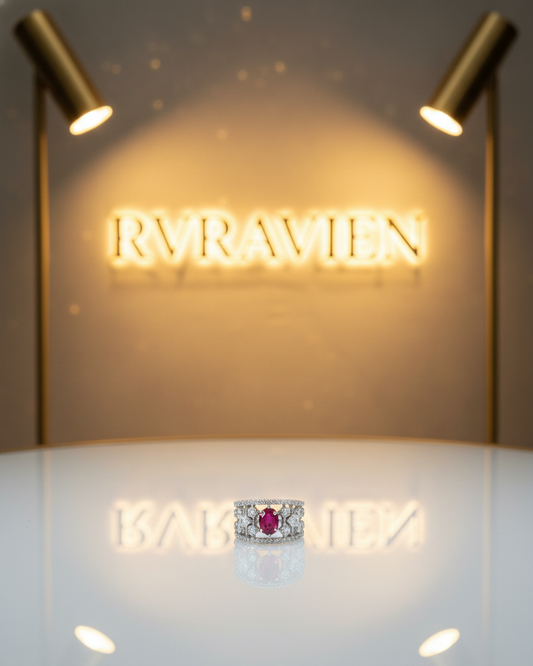 Silver Infinity Crest Ring| RVR-4