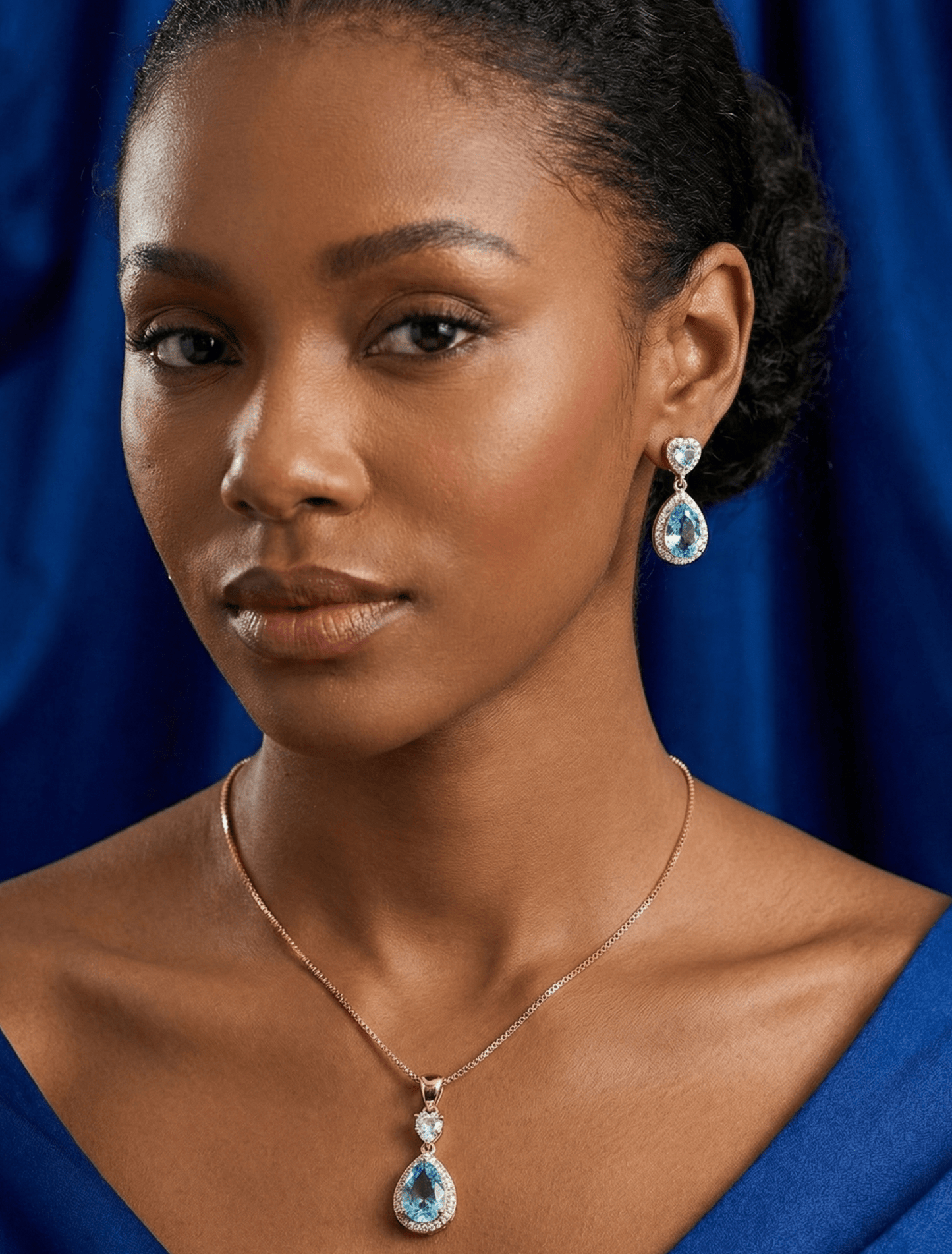 RVZ-15 Rose Gold Butterfly Halo Set