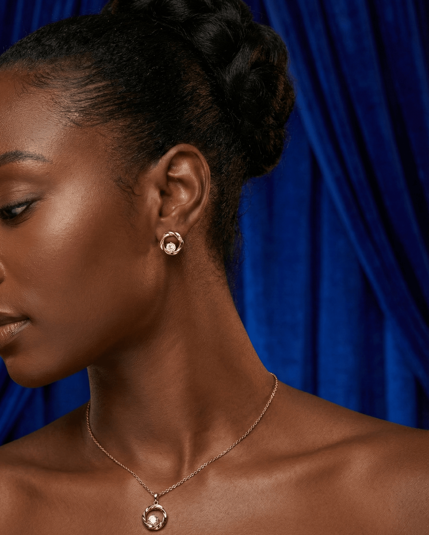 Rose Gold Silver Rosea Set | RVS15