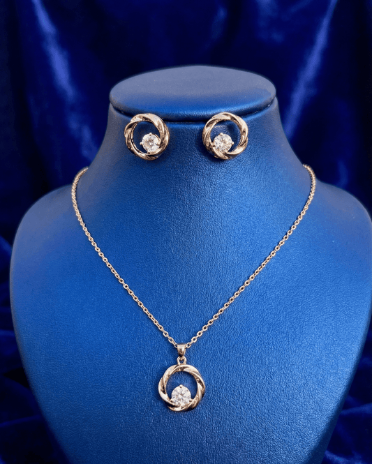 Rose Gold Silver Rosea Set | RVS15