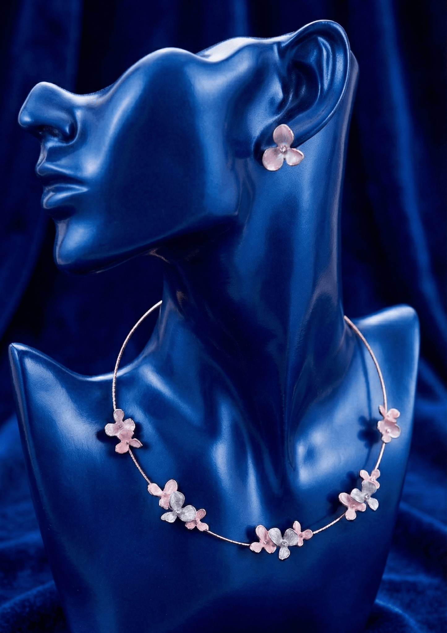 Silver Cosmic Bloom Luxe Set |RVSS19