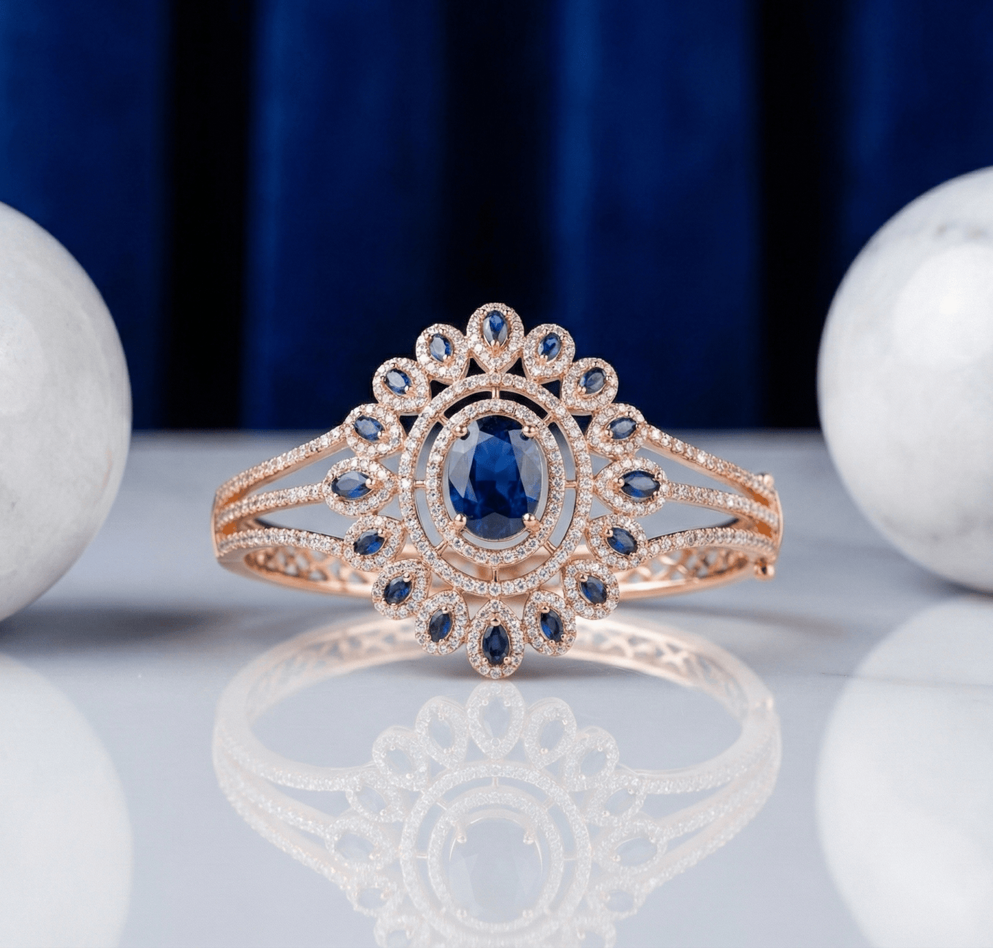 Silver Aegis Luxe Kada | RVKK-8