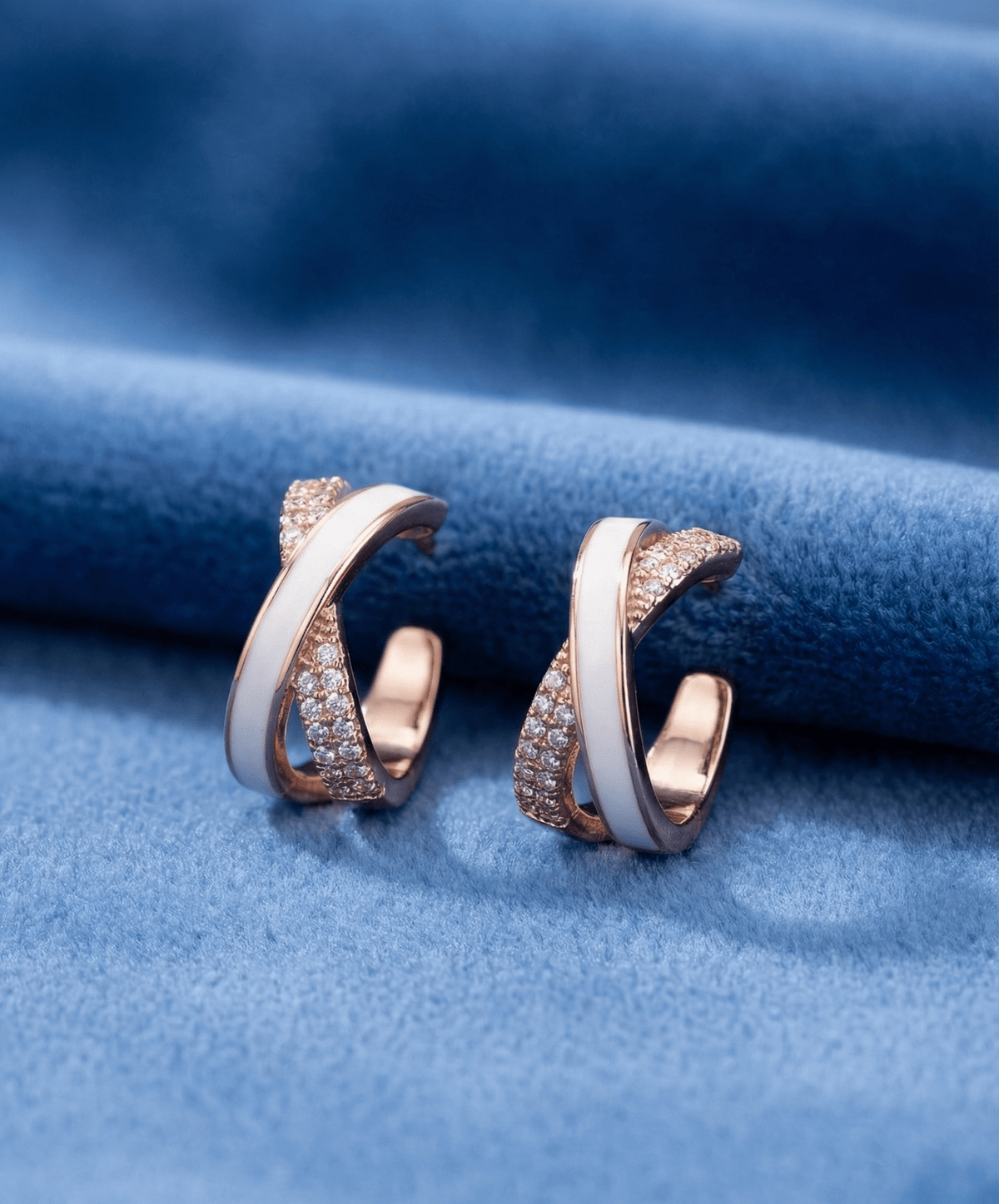 Silver Aurora Poise Earrings | RVER-6